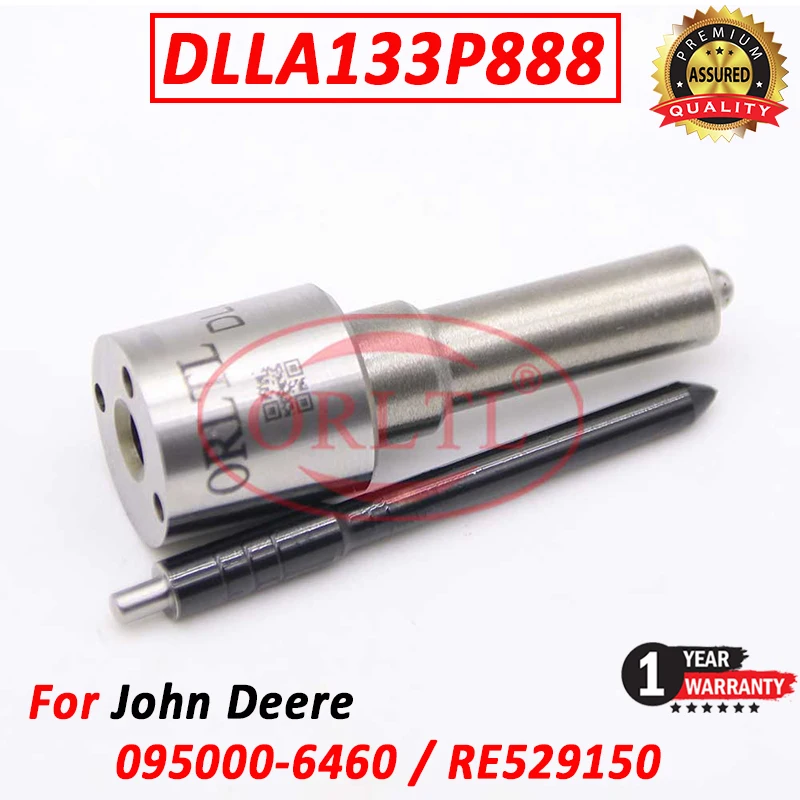 

095000-6460 RE529150 Common Rail Injection DLLA133P888 Diesel Injector Nozzle DLLA 133P 888 Spayer For JOHN DEERE 0950006460