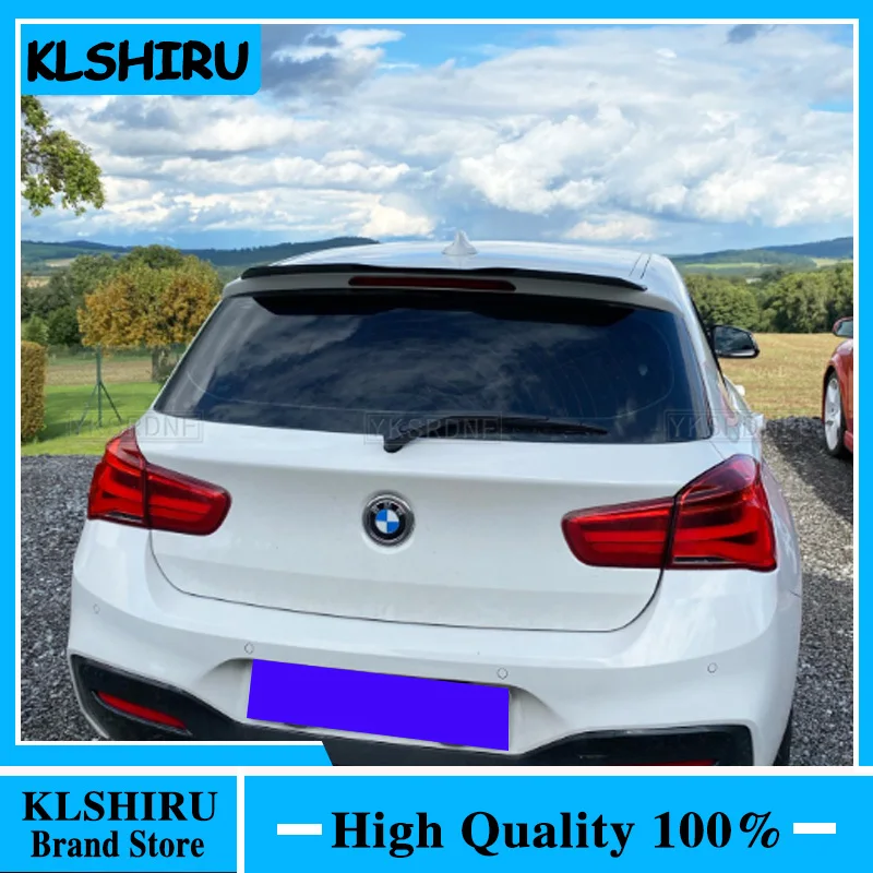 

For BMW 1 Series 2004-2011 E87 120i 130i rear roof wing ABS material carbon fiber appearance spoiler spoiler bmw e87