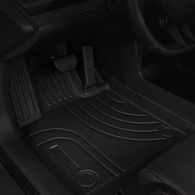 Фото Коврик автомобильный TPE для Haval Jolion 2021-2026, полностью закрытый, для водительского места, специальный, для декора и модификации автомобиля №4