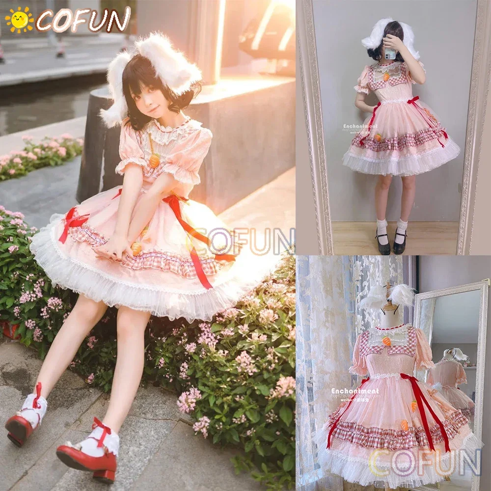 Костюм для косплея RealCos Touhou Project Tewi Inaba с черным кроличьим животом косплей-костюм