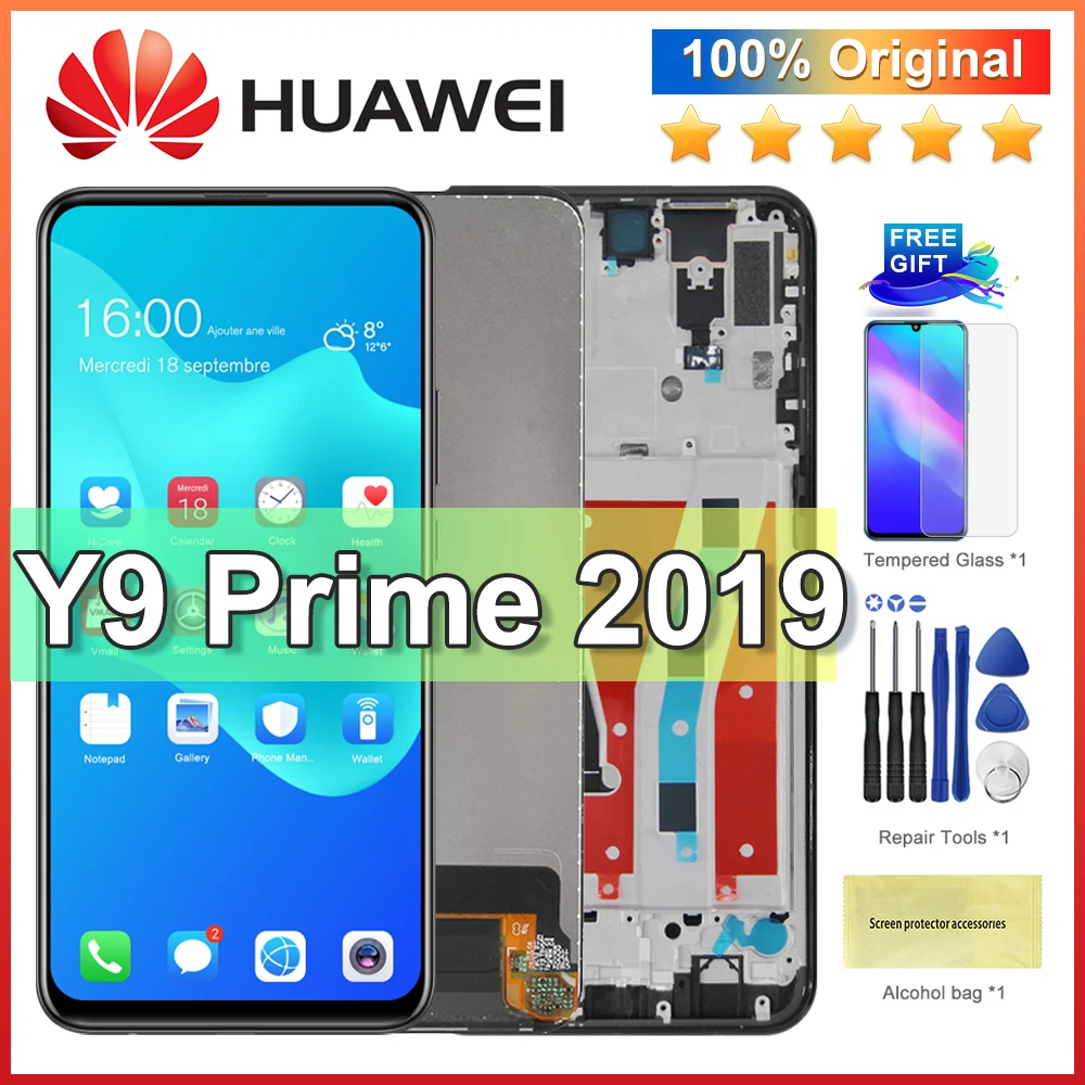 

Оригинальный ЖК-дисплей 6,59 дюйма для Huawei P Smart Z/ Y9 Prime 2019, ЖК-дисплей с сенсорным экраном, дигитайзер в сборе, ЖК-дисплей, сенсорный экран