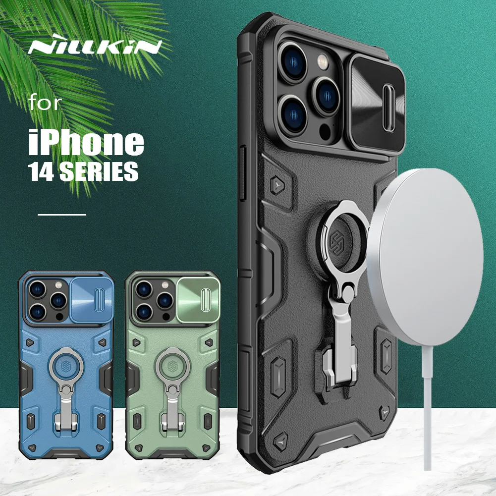 

Корпус для iPhone 14 Pro Max, корпус Nillkin Camshield Armor Magnetik, корпус для iPhone 14 Pro 14 Plus
