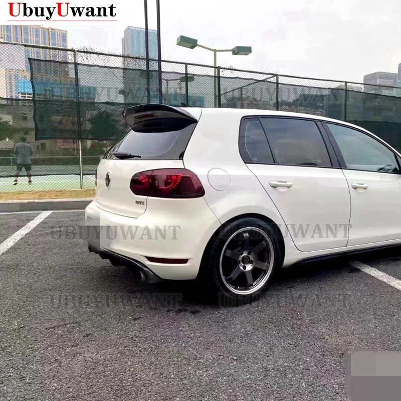 Задний спойлер на крышу с крыльями для Volkswagen VW Golf 6 MK6 VI GTI R20 2010-2013 задний багажник