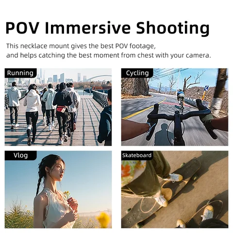 Магнитный шейный ремешок DIXSG для Insta360 Go Ultra
