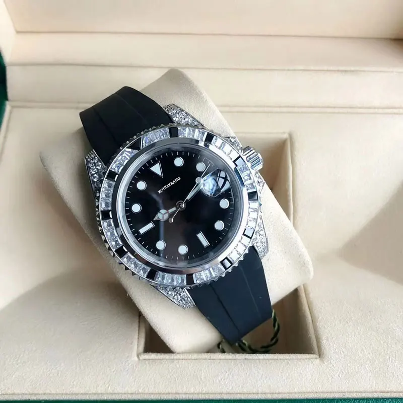 

Luxury Men's Mechanical Watch Stainless Steel Strap Waterproof Luminous Automatic Date 41MM