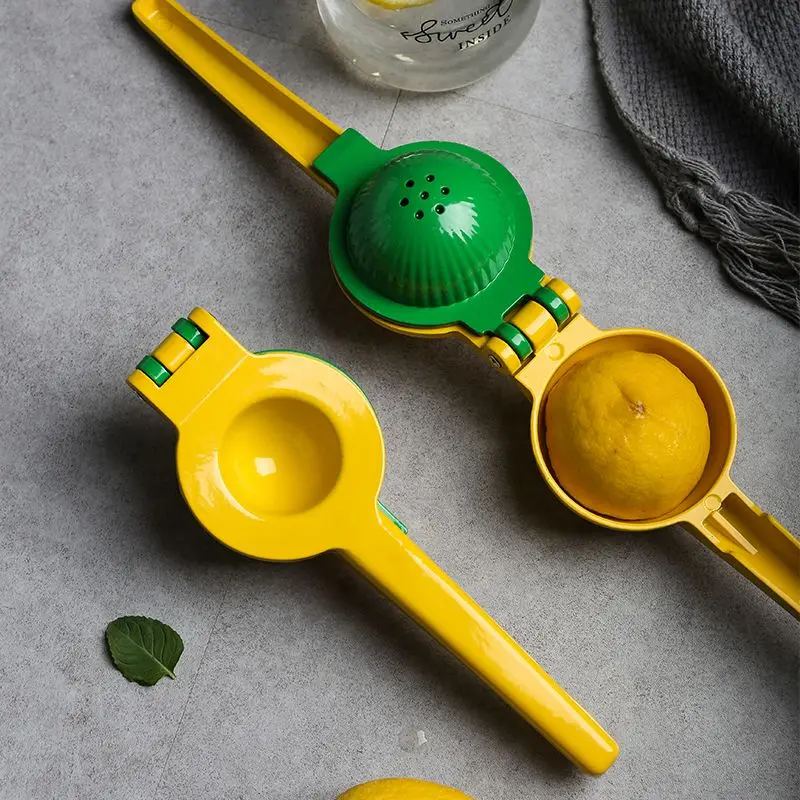 

Creative Thickened Aluminum Alloy Multifunctional Manual Lemon Clip Complementary Food Fresh Fruit Lemon Juicer Squeezer
