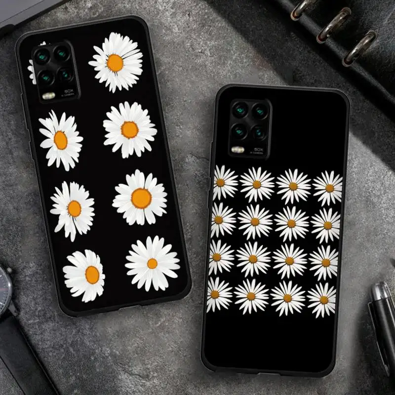 

Cute Flower Phone Case For Xiaomi mi 10 lite 11 lite 9 8 lite pro MAX2 3 note3 mix2s 6 6plus 6X F1 Little Daisy Phone Covers