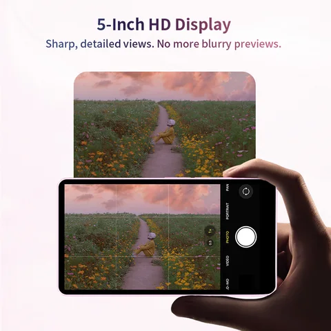 SHIMBOL CP5 Lite 2 II Магнитная беспроводная задняя камера для смартфона Экран монитора для селфи для iPhone Android Vlog Прямая трансляция