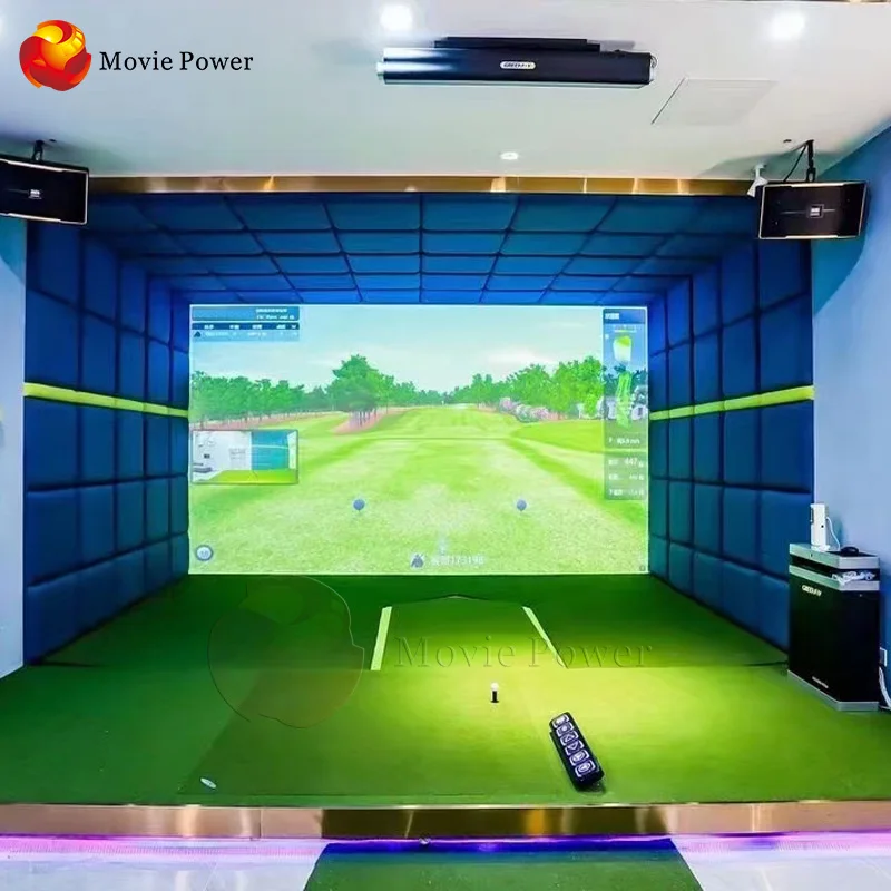 

Factory Direct Supply Cheap Price Indoor Interactive Personal Golf Simulator