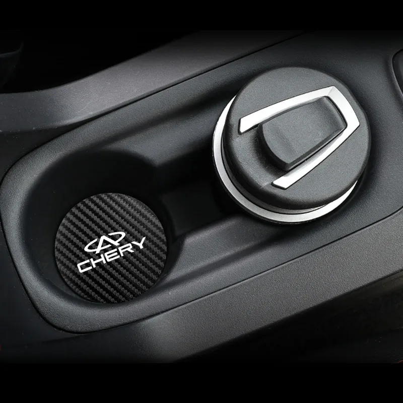 2 шт. автомобильные противоскользящие подставки из углеродного волокна для Chery