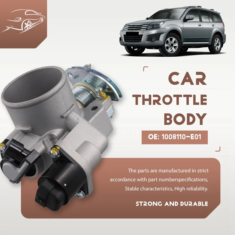 1008110-E01 Автомобильная дроссельная заслонка для двигателя Great Wall 491Q