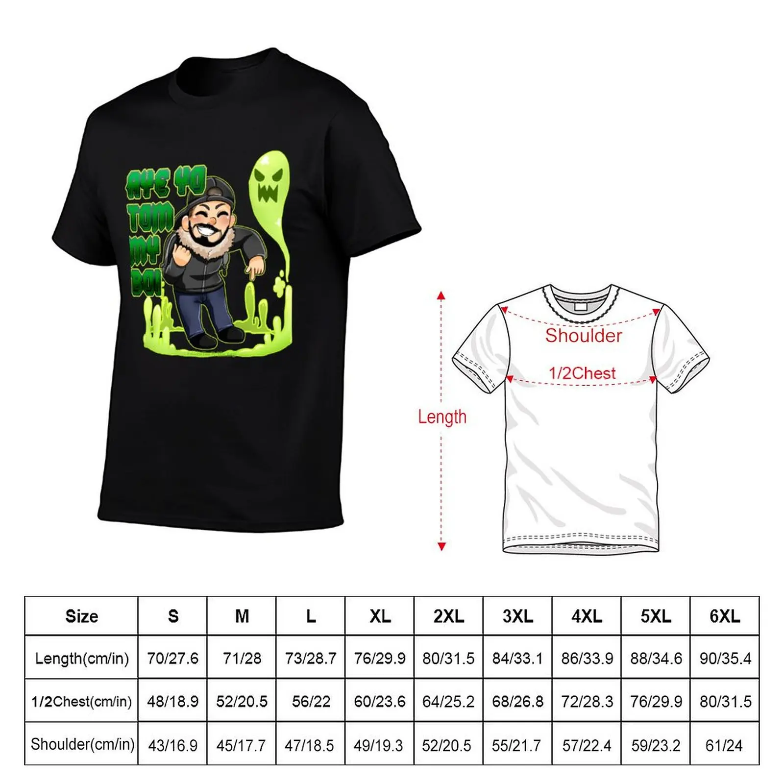 AYE YO TOM MY BOI! -Moe Sargi T-Shirt Work Style Casual T-Shirt (art.: 3920dbec1815c) - 3920dbec1815c