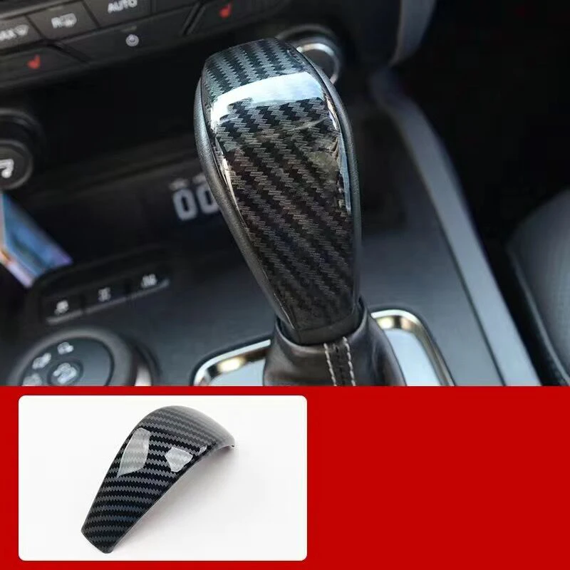 

Для углеродного волокна нержавеющая сталь ручка переключения передач декоративная крышка Накладка для Ford Ranger Everest ручка 2015 + автомобильные ...