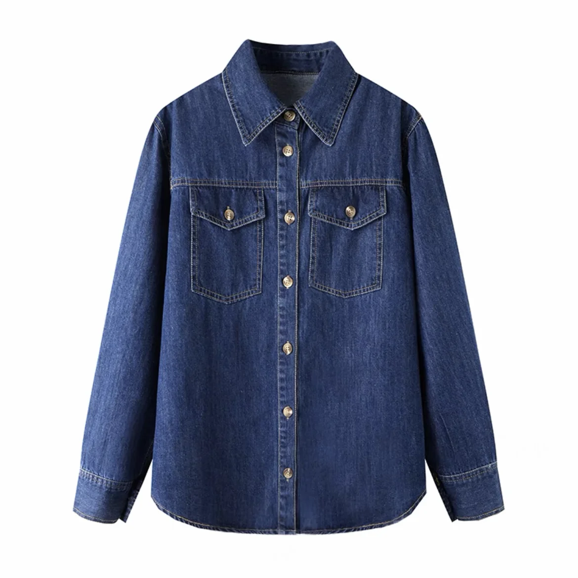 

NIGO Spring and autumn women's denim shirt jacket #nigo56892