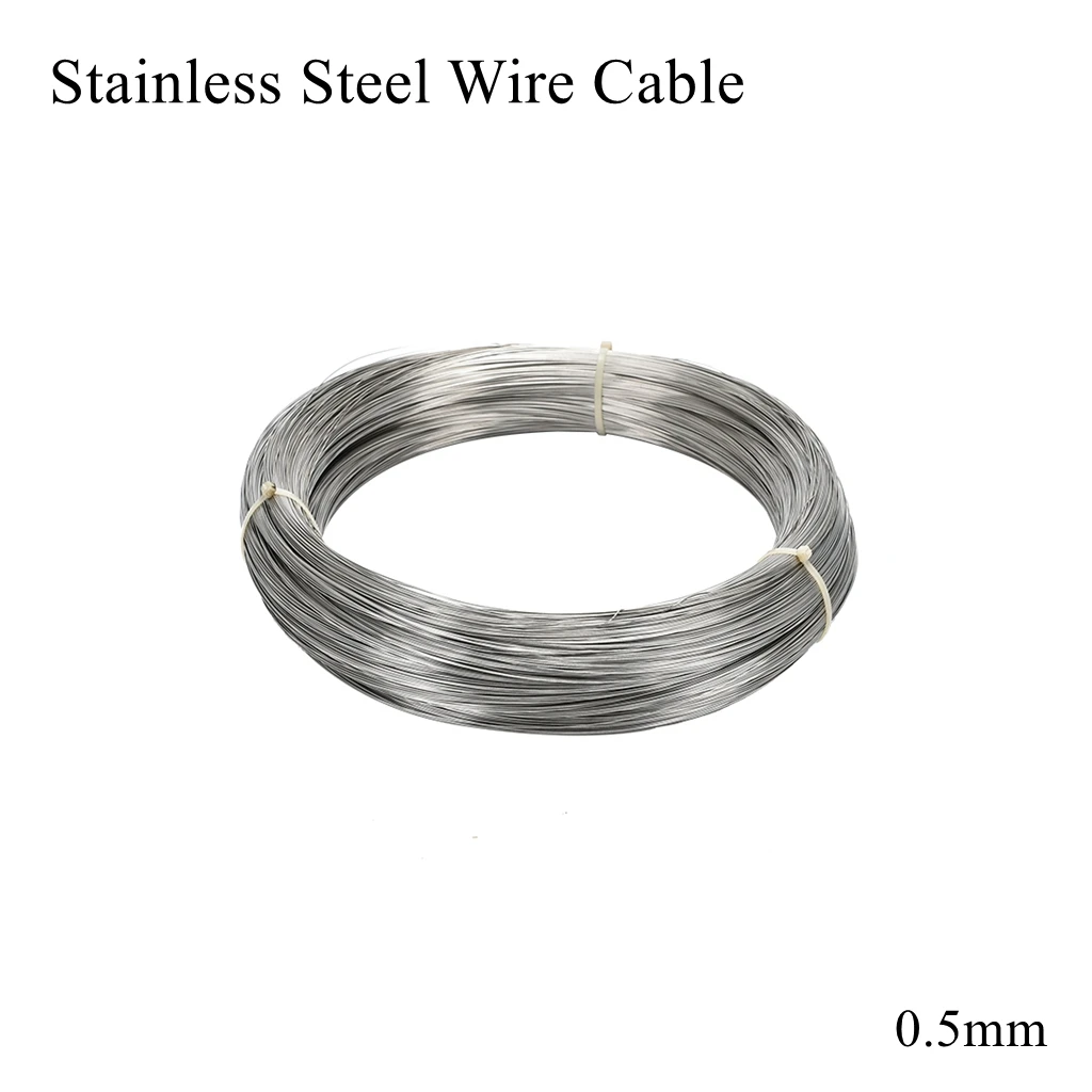 

0.5mm 304 Stainless Steel Flexible Wire Coil Winding Cable Hard Line Metal Sheet Foil Strip Band Belt Tape Strap Pad Plate 0.5