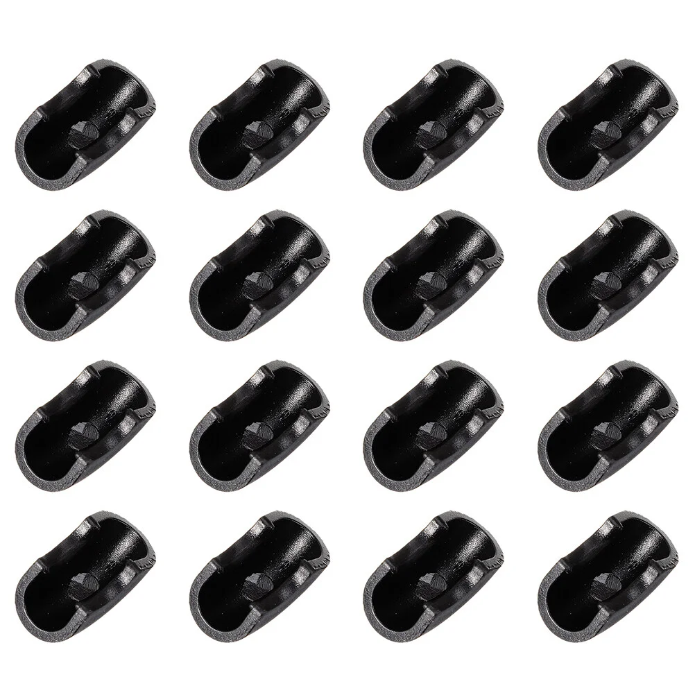 

24 Pcs Black Chair Foot Table Hairpin Leg Protector Legs U-Shaped Protective Floor Rubber
