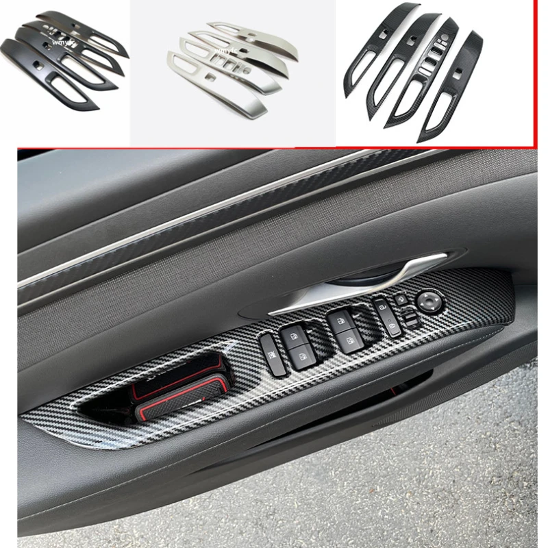 

For Tucson NX4 2021 Interior Door Armrest Button Window Switch Cover Armrest Styling Accessories