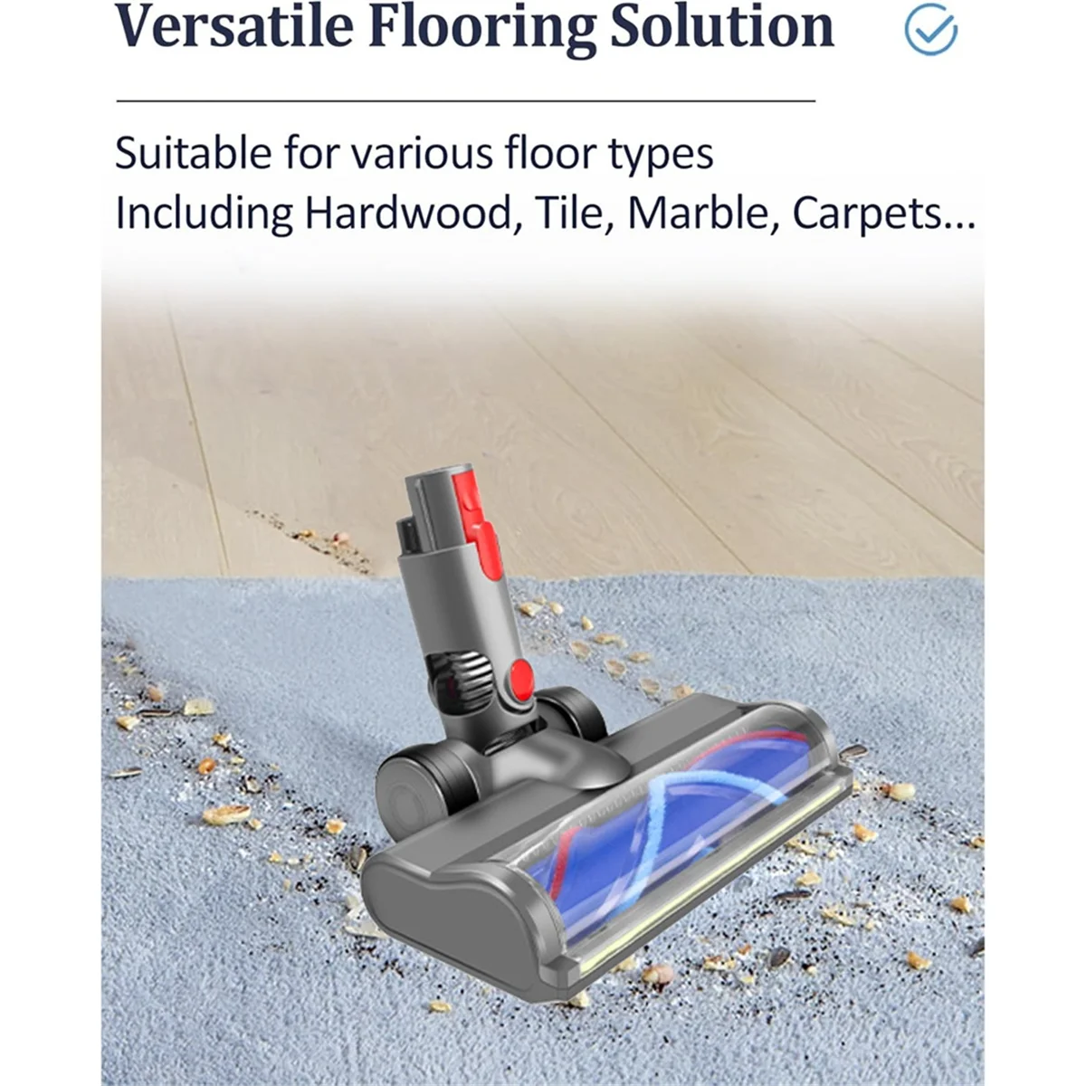 Для Dyson V7 V8 V10 V11 V15 Вакуумная насадка Быстросъемная щетка с головкой двигателя со