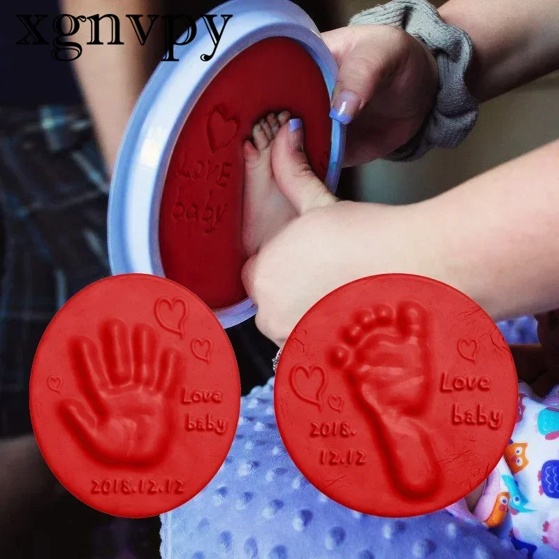 Набор Глины Для Детских Отпечатков Рук Xgnvpy Сухой Воздух Натуральный Порошок