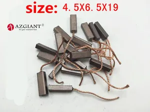 Регулятор заднего генераторная углеродистая щетка для Volkswagen Hyundai Ford, 10 шт., 4,5x6,5x19 мм