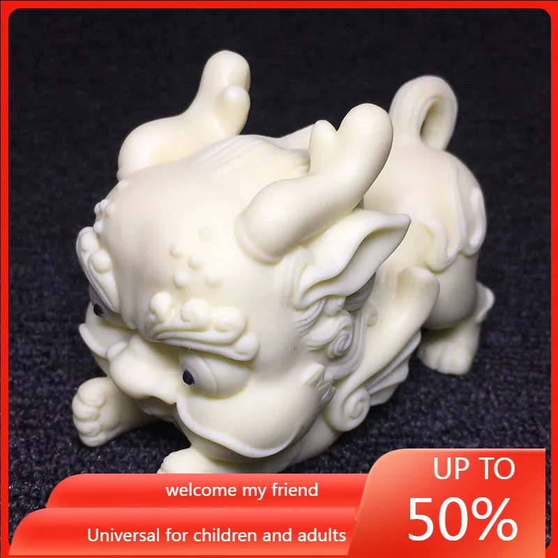 

Орех цвета слоновой кости, резной Q Kweichow ttai, Кокосовая древесина, искусственное украшение, Подарочная коробка, аксессуары для украшения дома...