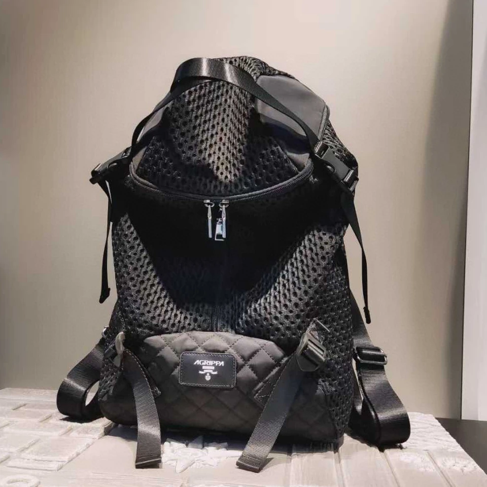 

Luxury Ladies Backpack Mesh Backpack New Large Capacity Travel Backpack Ladies Shoulder Bag Girls Multi Pocket Handbag