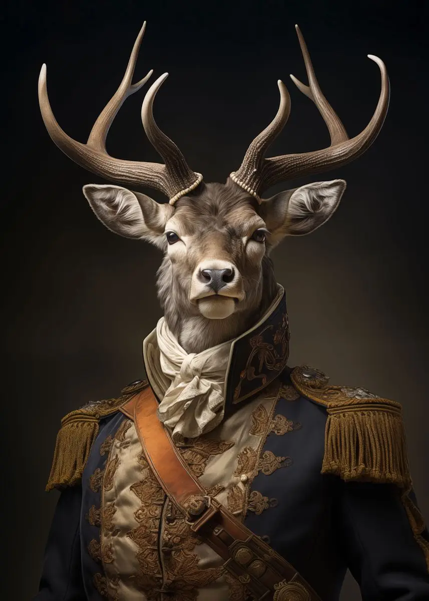 

Печать на холсте "Королевский Ренессанс Животные"