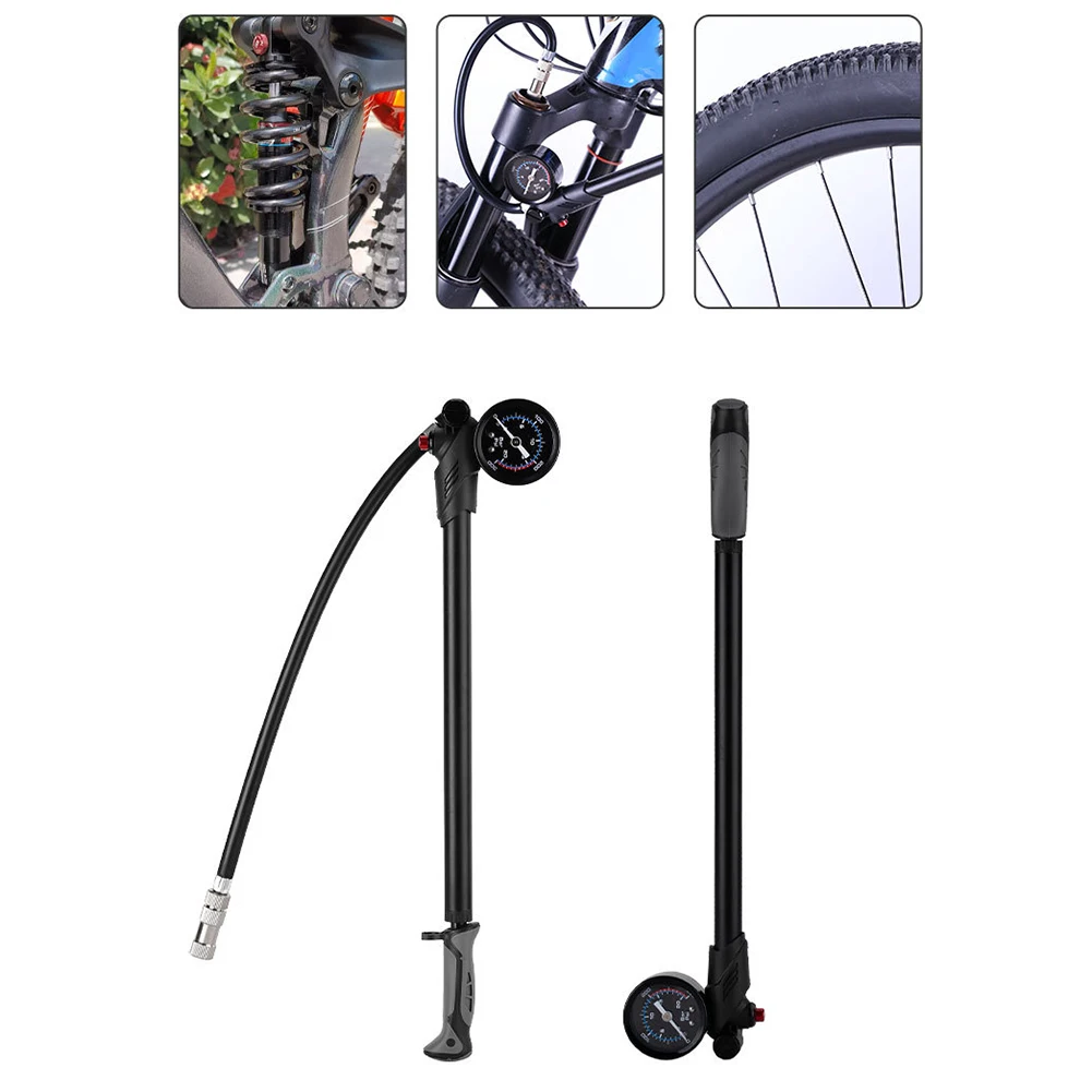 300PSI велосипедный воздушный насос высокого давления MTB амортизатор с метром