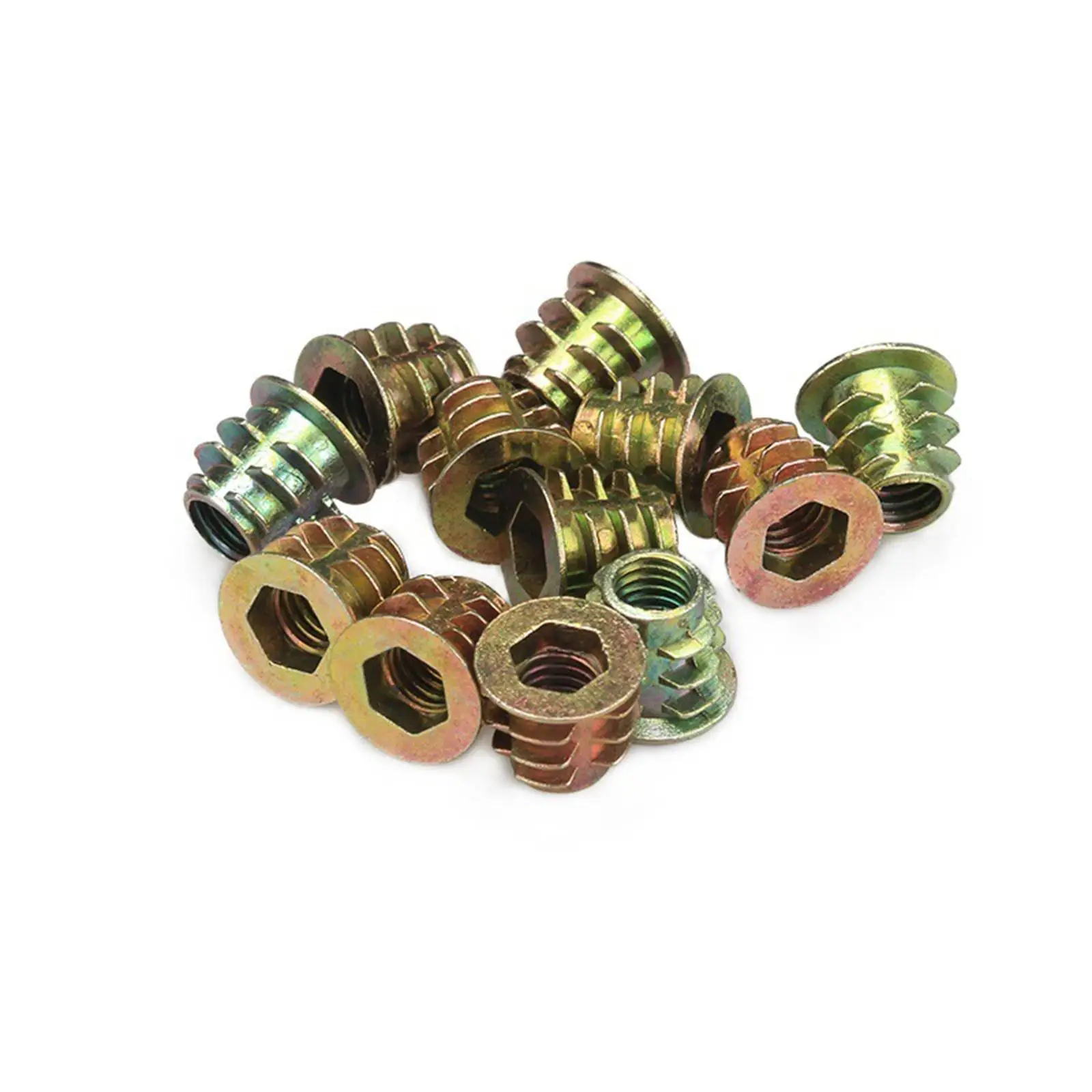

230Pcs Zinc Alloy Threaded Insert Nuts, Threaded Rivet Assortment Tool Kit
