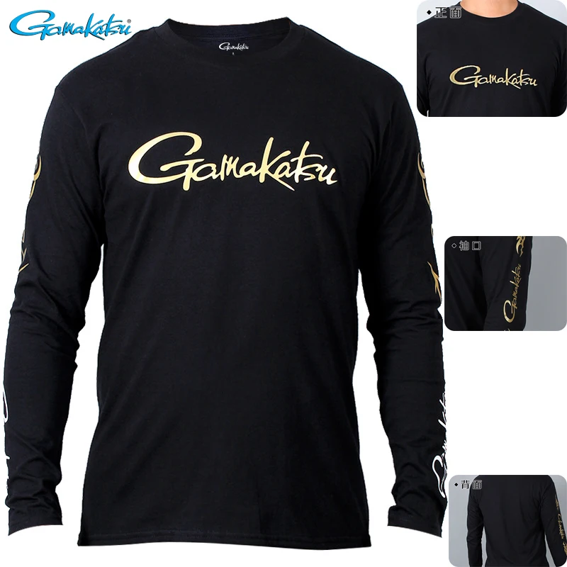 

Gama Spring Autumn Fishing Tshirt Long Sleeve Round Neck Breathable Fishing Top Quick Drying Anti-UV Clothing For Fishing