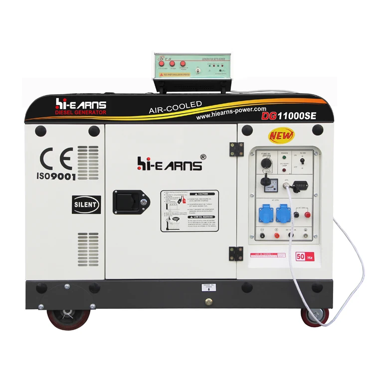 2-тактный генератор 10 кВт литой 12 кВА бесшумный двухцилиндровый прайс-лист DG12000SE