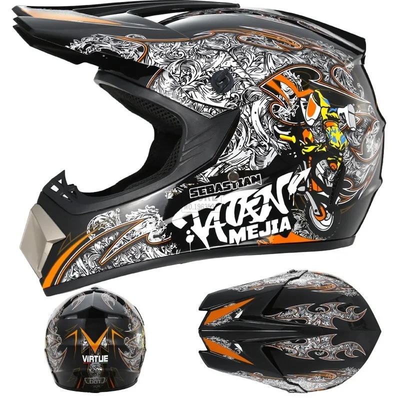 

Мотоциклетный шлем для мужчин и женщин, защитный шлем на все лицо, 30 цветов, для езды по бездорожью