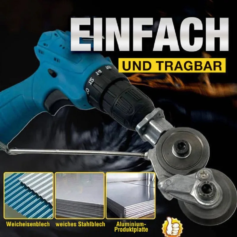 

Ножницы для электродрели, насадка, резак, Ниблер, резак для пластин, листовой металл, без резки, Модифицированная силовая насадка, аксессуары