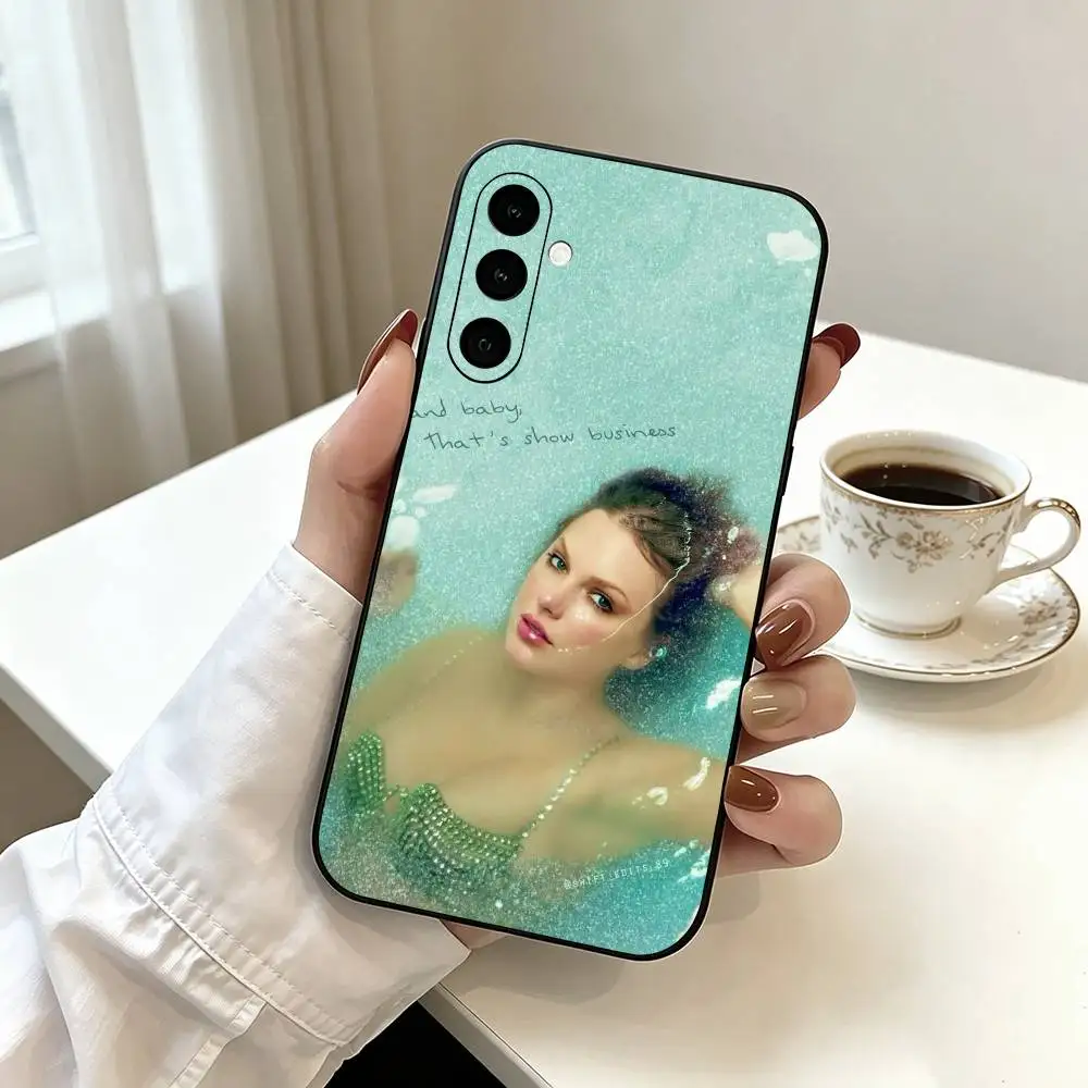 Чехол для телефона T-Taylor Singer Swift-t для Samsung Galaxy A73, A72, A71, A70, A53, A52, A51, мягкий силиконовый черный чехол (art.: 3920db794ff93) - 3920db794ff93