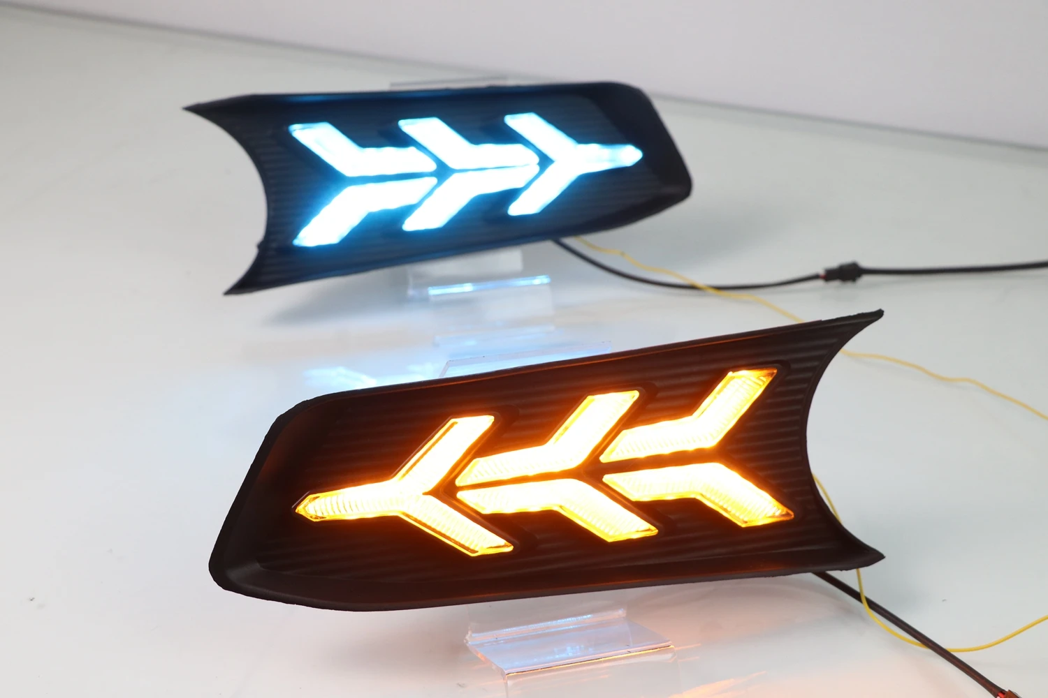 

Автомобильные светодиодные дневные ходовые огни DRL для Honda CRIDER 2018-19 с поворотным желтым сигналом ходовая лампа автомобитовары