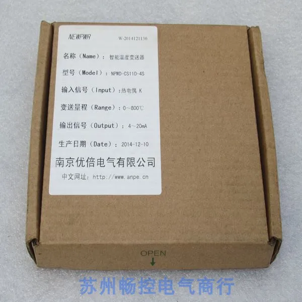 

New ANPE Temperature Transmitter NPWD-CS11D-4S Is Available At 0-800 Degrees