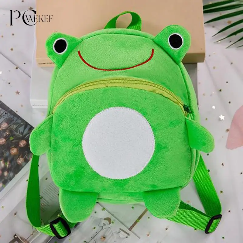 Frog Mini Schoolbag Baby Backpack Children's Shool Bags Kids Plush Backpack