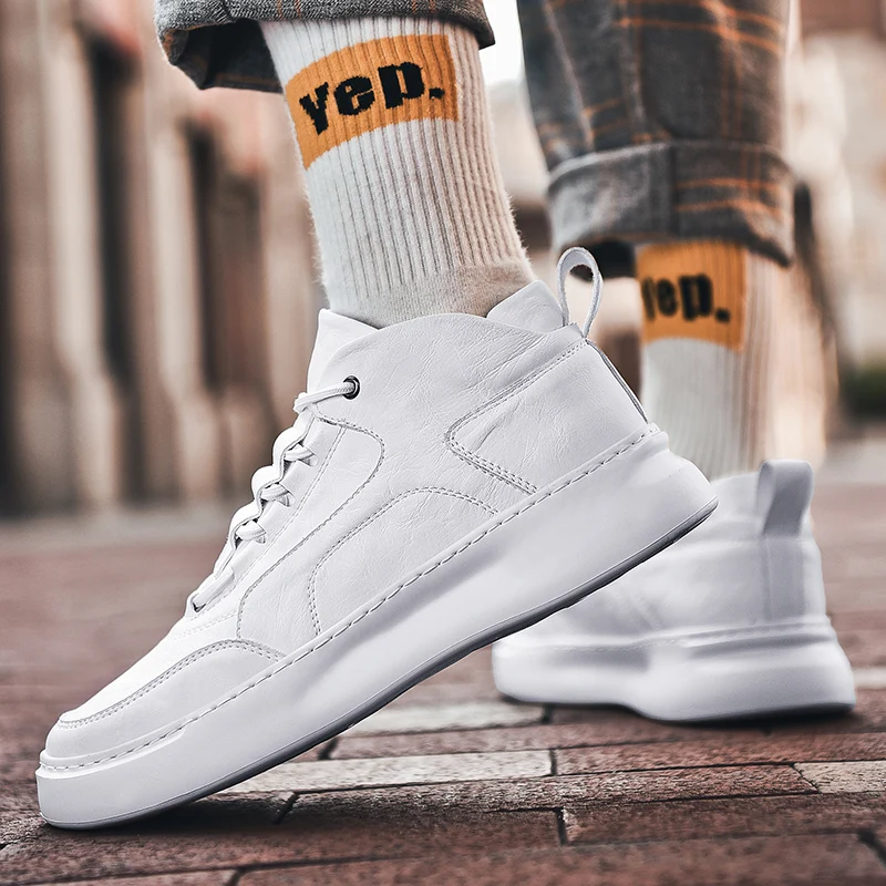 

Hard-Wearing Light Men Shoes Men Casual Shoes Spring/Autumn Leather Flats Shoes Fashion Men Leisure Shoe S12260-S12268 Morliron