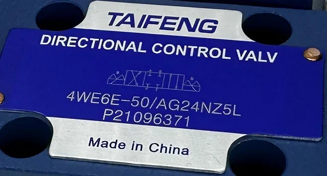 Электромагнитный клапан Taifeng 4WE6D-50/AG24NZ5L гидравлический 4WE6E-50/AG24NZ4 4WE6H