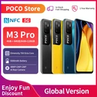 Глобальная версия POCO M3 Pro 64 Гб 128 Гб телефон с яркостью 700 дюймов 90 Гц 6,5 дюймов DotDisplay NFC 48 МП Тройная камера Сотовый телефон 5000 мАч