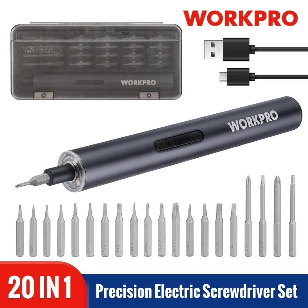 Набор прецизионных электрических отверток WORKPRO | AliExpress