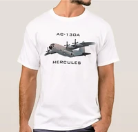 us air force ac 130a spectre gunship ground attack aircraft t shirt 100 cotton o neck casual t shirts loose top size s 3xl