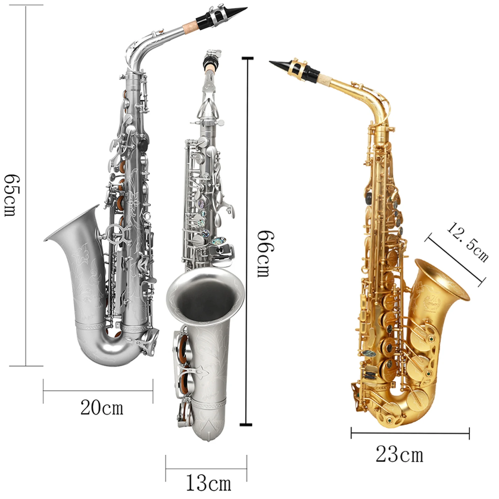 M MBAT Альт-саксофон Flat E Tone Латунная трубка Корпус Abalone Shell Кнопка Матовый саксофон