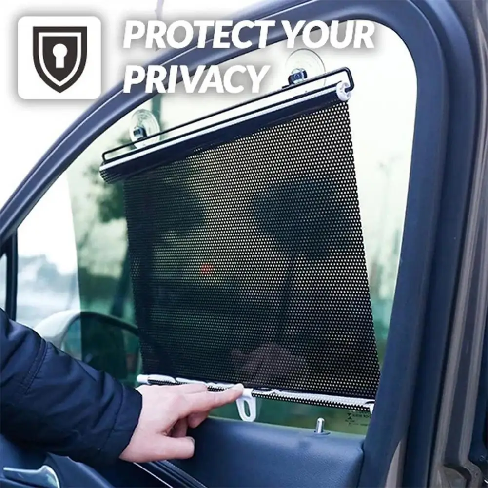 

Car Window Sunshade Retractable Sun Protection Universal Car Side Window Roller Sun Shade Visor for Vehicle