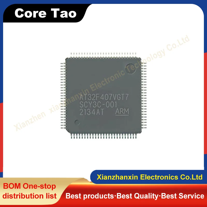 

1~5pcs/lot AT32F407VGT7 AT32F407 LQFP100 Universal MCU/ 32-bit MCU/ chip