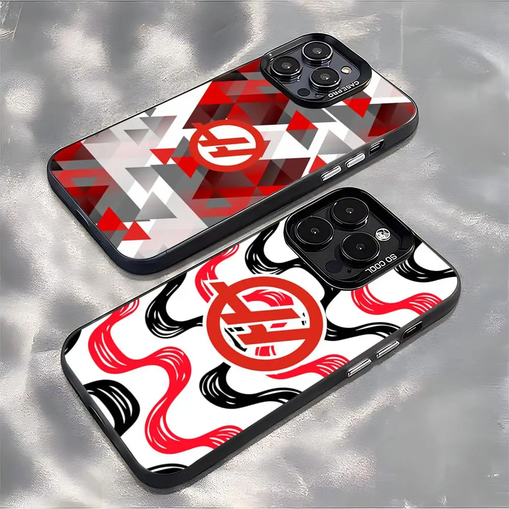 Фото Чехол для телефона с логотипом команды H-haaSES для iPhone 17 Pro Air 17e 16 15 14 Plus Max 13 12 Pro Max, серебристый. №1