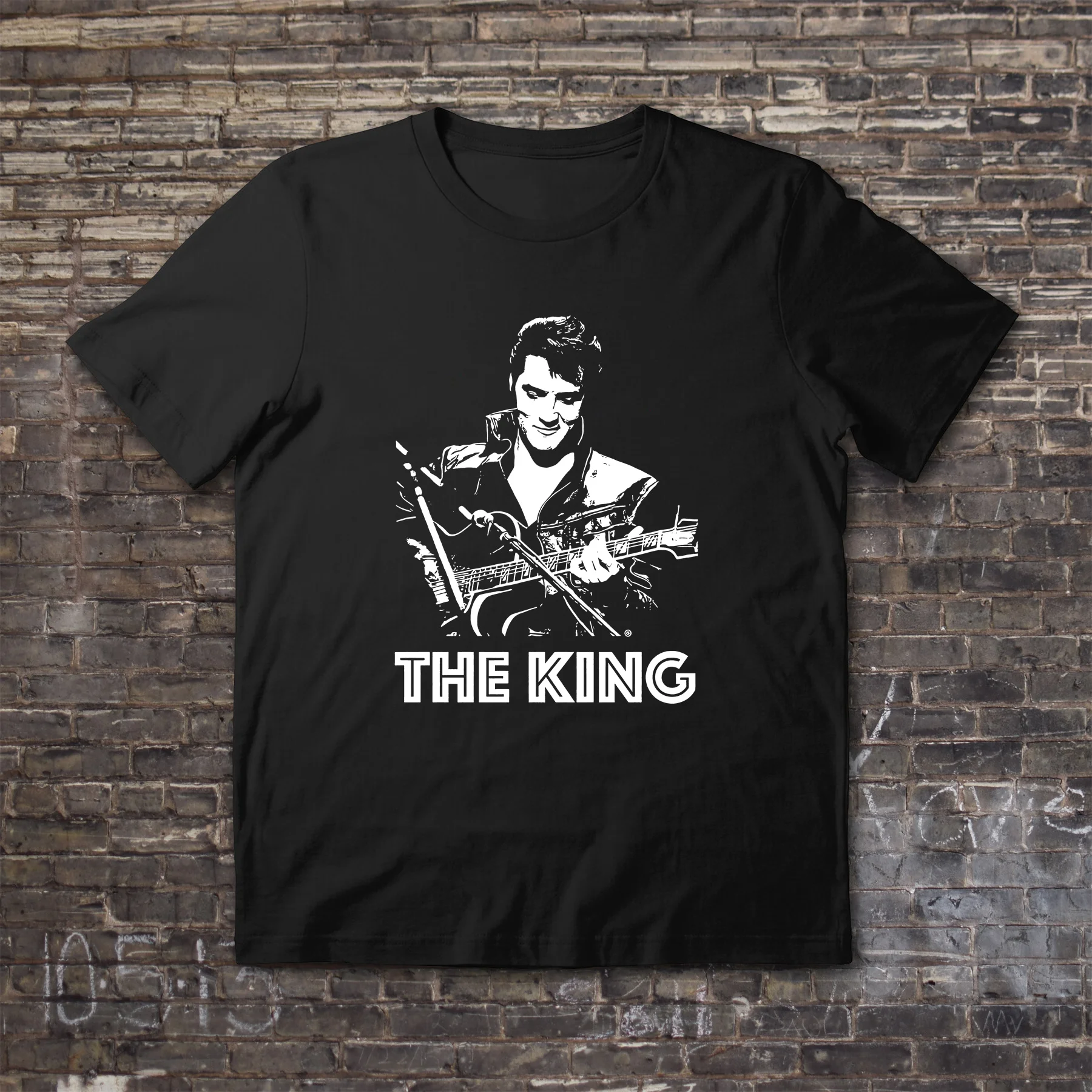 

Amazing Summer Male T Shirt Casual Oversized Essential Elvis Presley The King T-shirt Men T-shirts Graphic Short Sleeve S-3XL