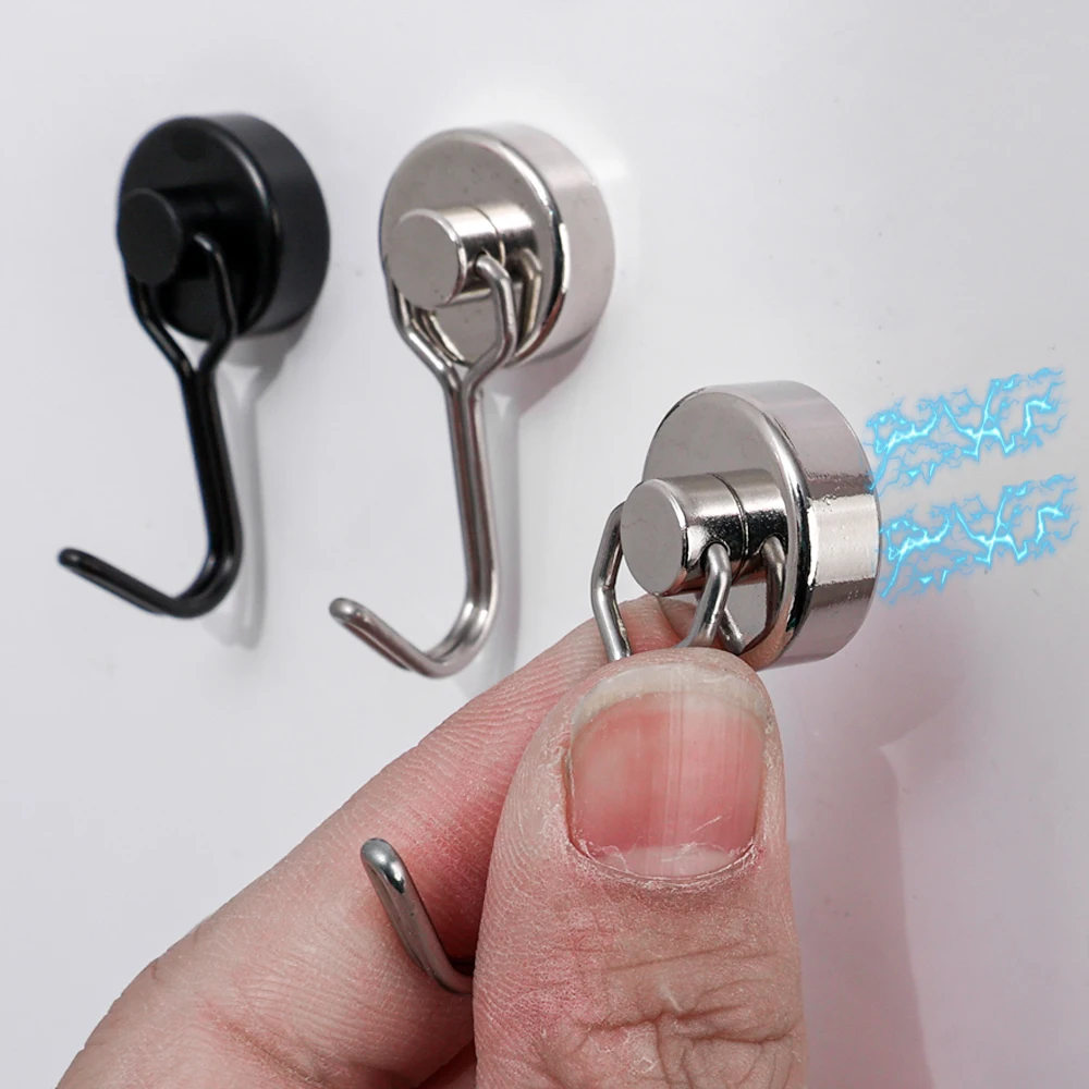 1 шт. магнитные крючки Поворотный магнитный крючок с нагрузкой кухонный