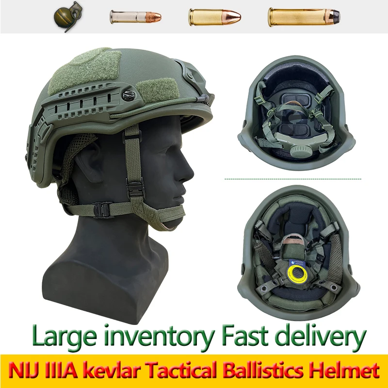 Шлем защитный Тактический с кевларовым покрытием 3 А