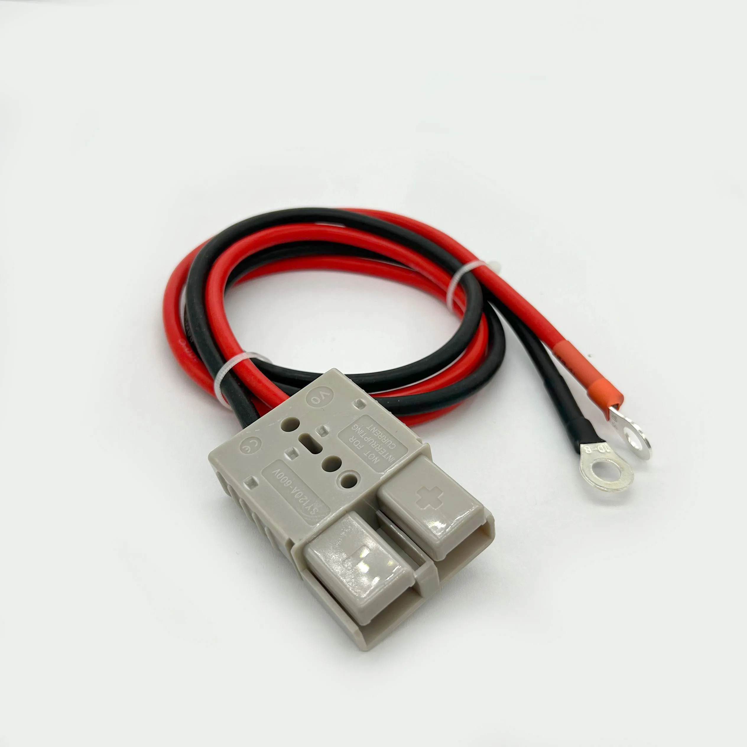 Фото Вилки Anderson 120A с проводом 8AWG M8 Post Jacket Вилочный погрузчик Кабель для зарядки аккумулятора 30/50/100 см Разъем удлинителя №2